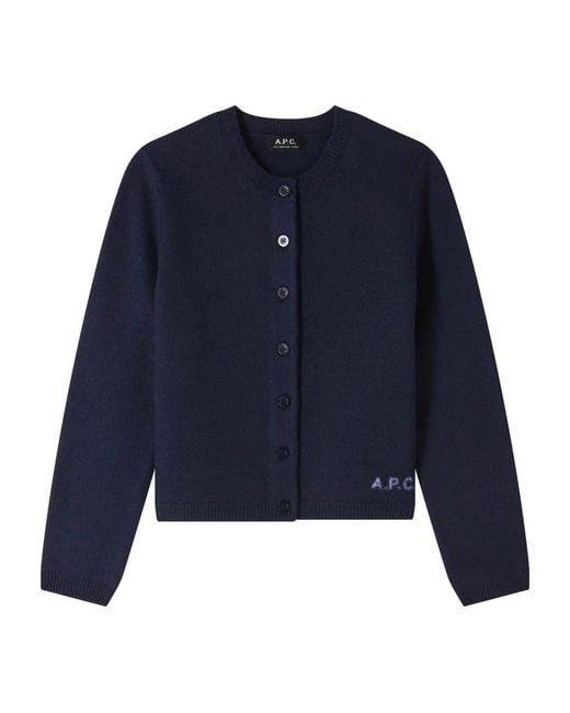 A.P.C. Blue Cardigans