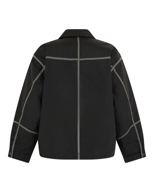 DIESEL Black Light Jackets for men