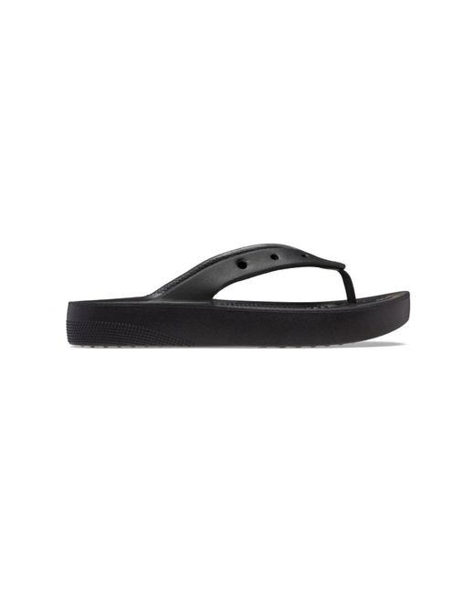 CROCSTM Schoenen ,Zwart ,Klassieke Platform Flip Sandalen in het Black