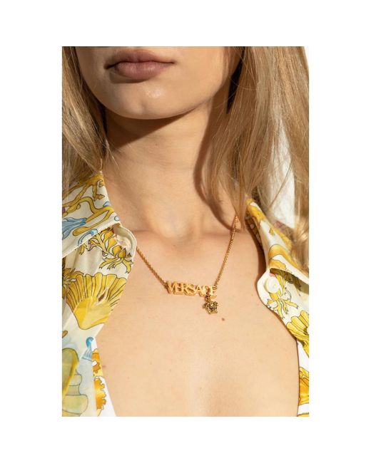 Necklaces di Versace in Metallic