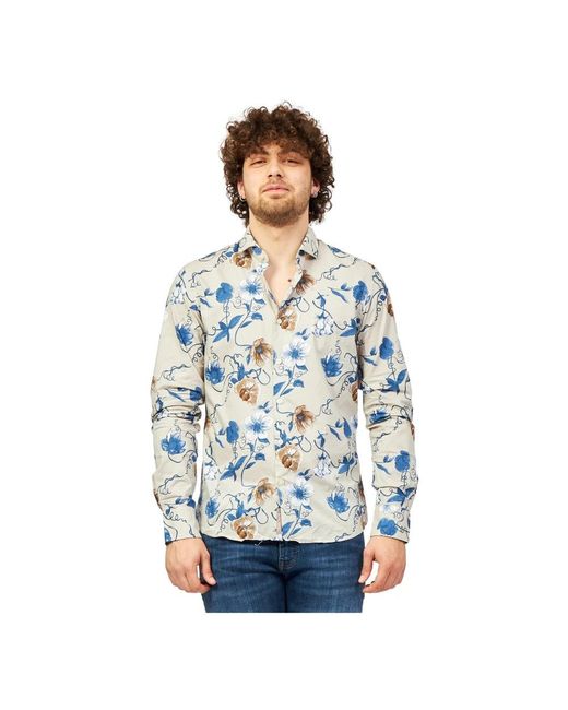 Yes Zee Blue Casual Shirts for men