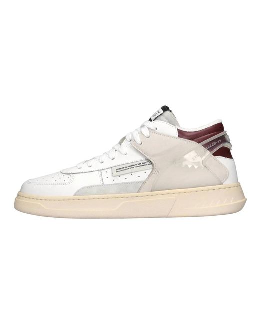 RUN OF White Sneakers for men