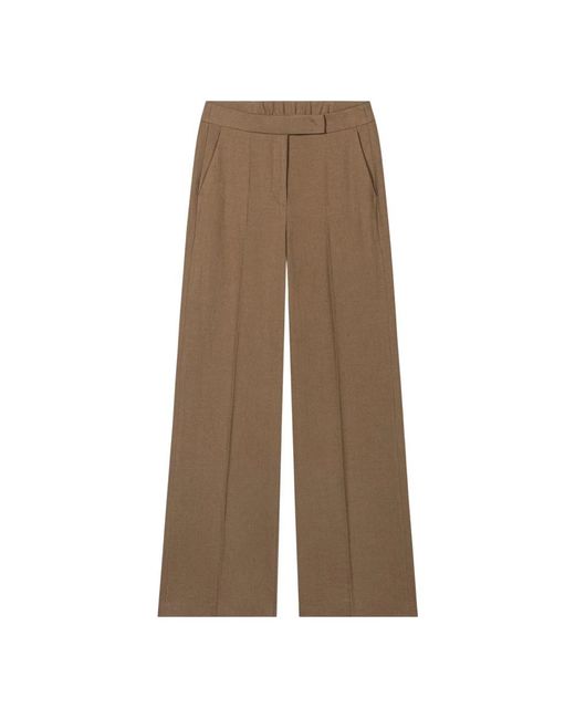 Luisa Cerano Brown Wide Trousers