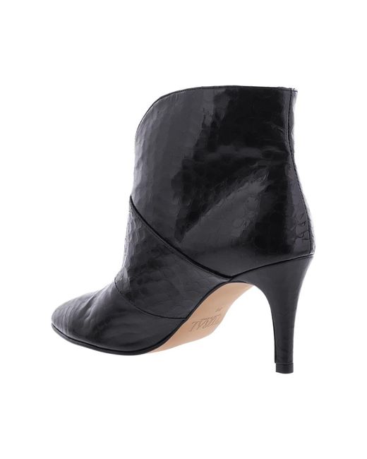 Toral Black Heeled Boots