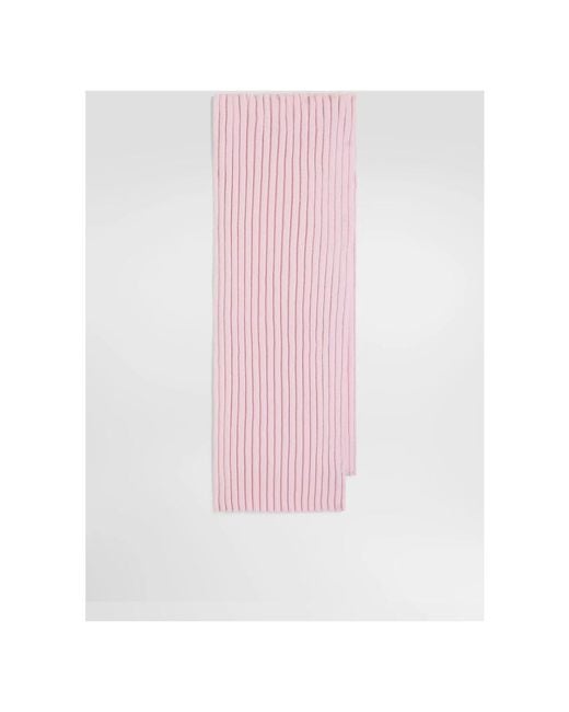 Dolce & Gabbana Sciarpa Maglia in het Pink
