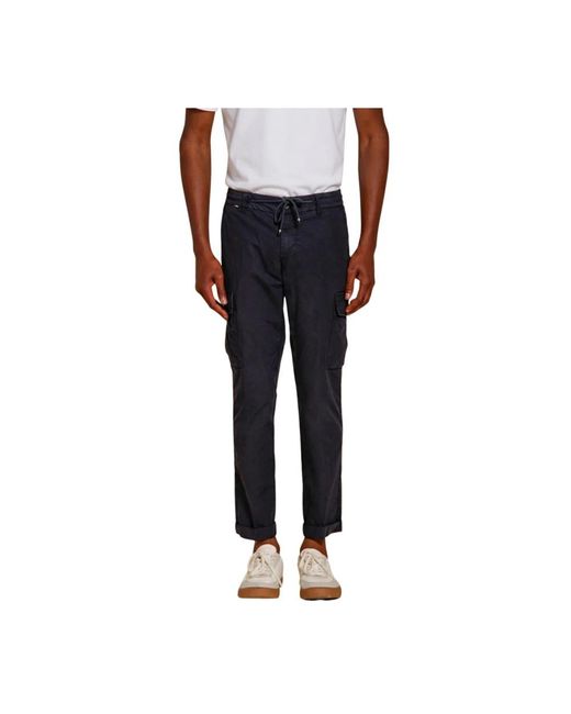Mason's Black Slim-Fit Trousers for men