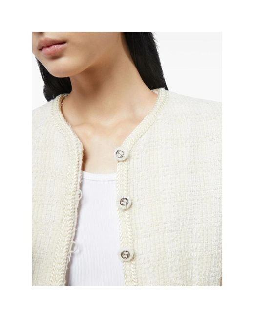 Tweed Jackets Gucci de color Natural