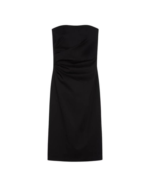 Max Mara Kleedjes ,Zwart ,Elegante Korsetjurk Met Unieke Details in het Black