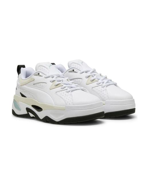 PUMA Lage Sneakers in het White