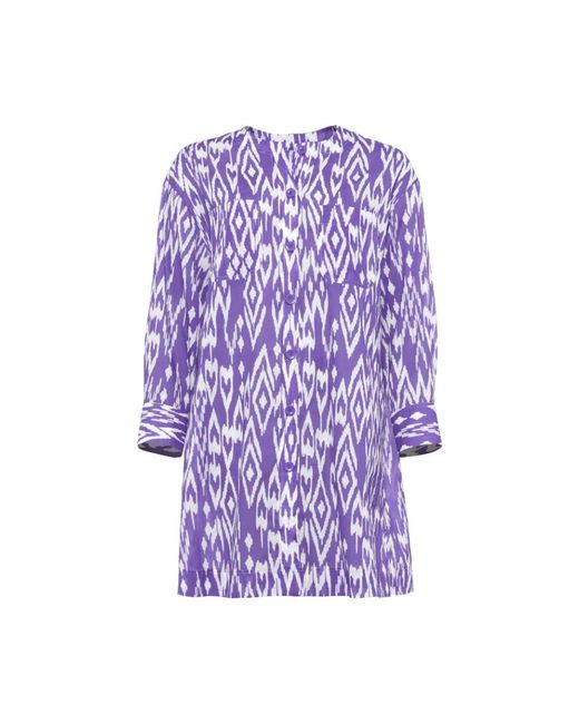 Eres Purple Short Dresses