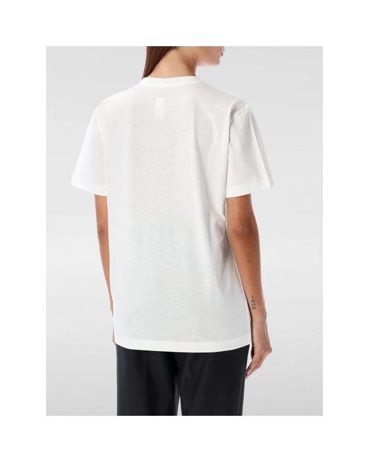 Patou White Logo T-Shirt Kurzarm