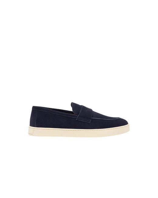 Scarosso Blue Loafers for men
