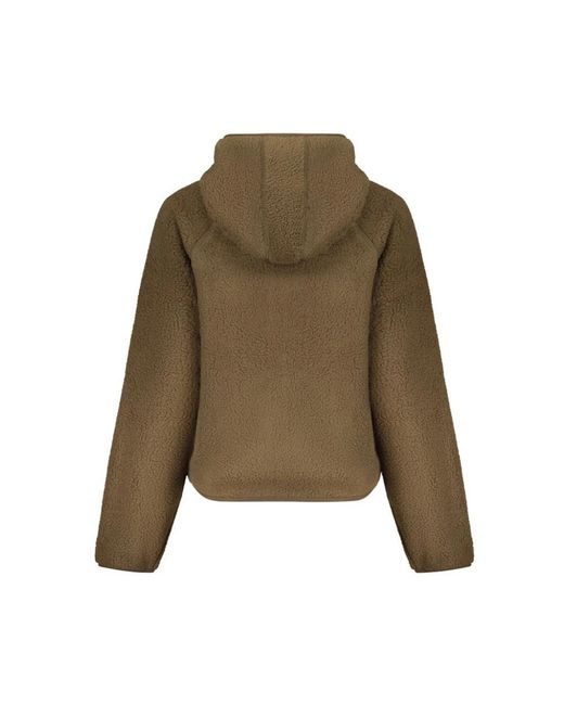 Guess Jassen ,Bruin ,Polyester Polyester Sweatshirt in het Green