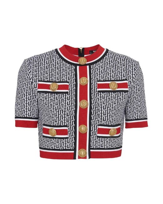 Balmain Red Cardigans
