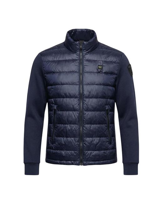 Blauer Jassen ,Blauw ,Leer Hebron Down Jacket in het Blue voor heren