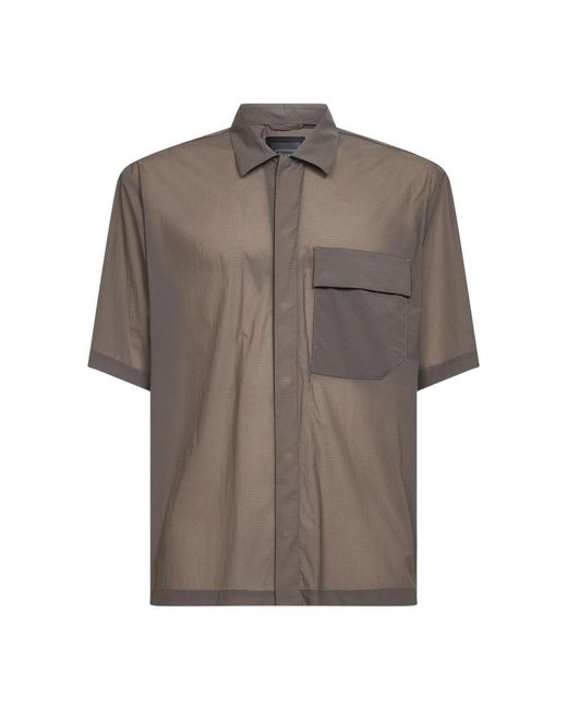 Herno Kurzarmhemd in Brown für Herren