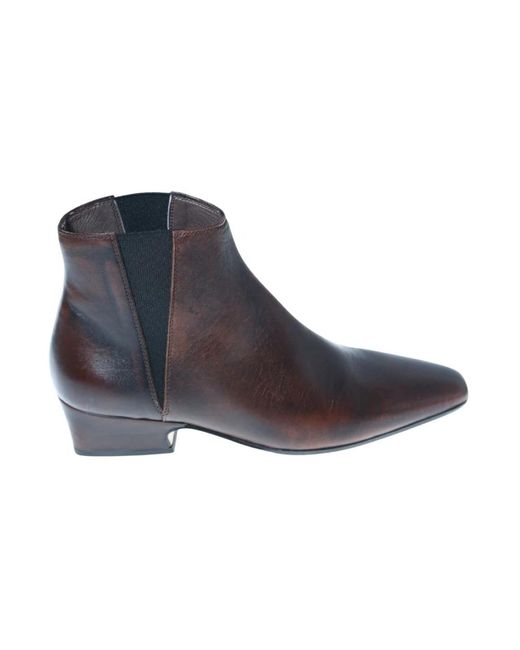 LORENA PAGGI Blue Chelsea Boots