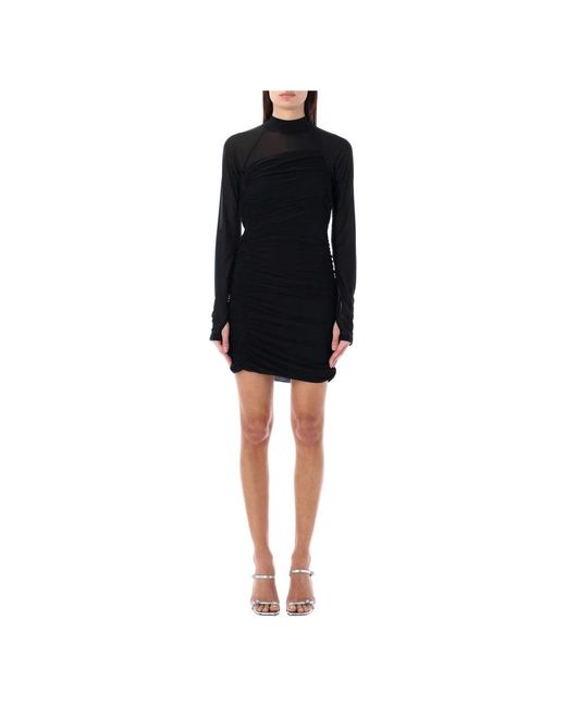 Helmut Lang Black Short Dresses