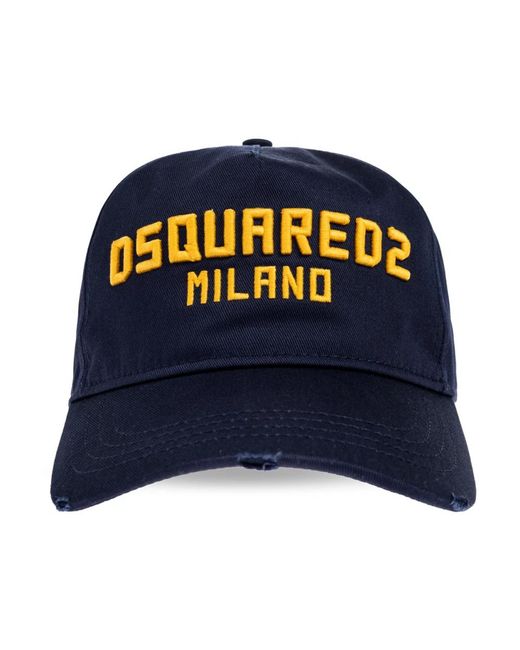 DSquared² Accessoires ,Blauw ,Katoen Baseball Cap in het Blue voor heren