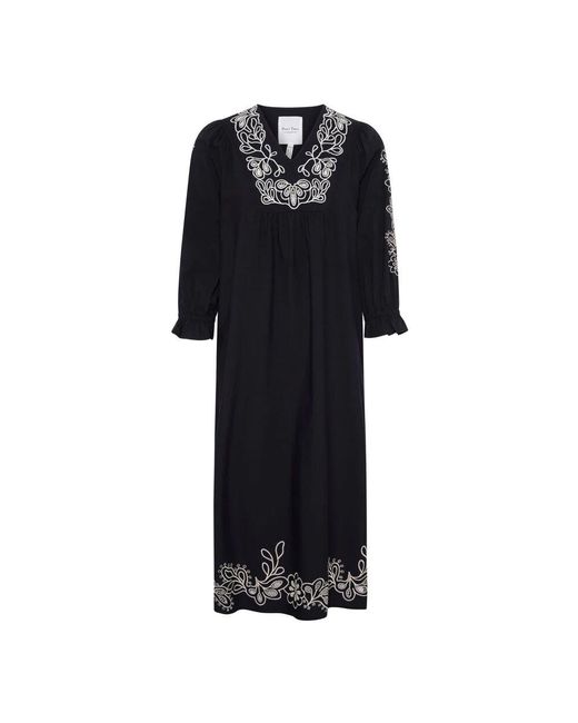 Midi Dresses Part Two en coloris Black
