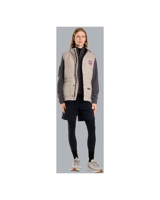 Canada Goose Gray Vests for men