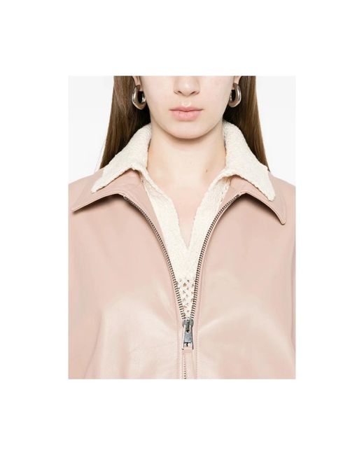 Simonetta Ravizza Pink Bomber Jackets
