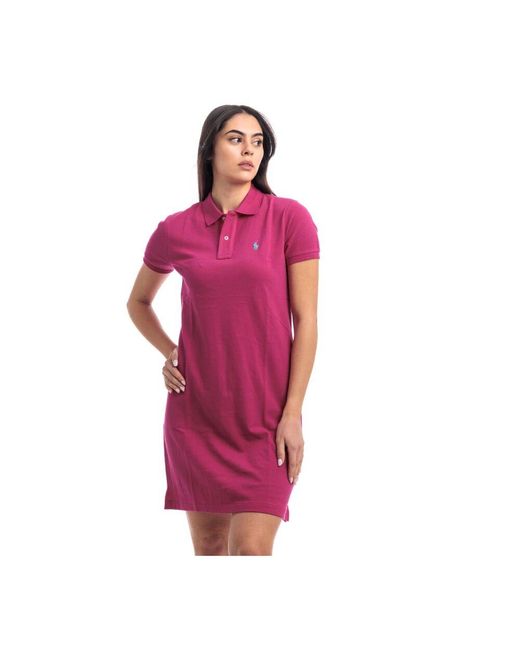 Short Dresses di Polo Ralph Lauren in Purple