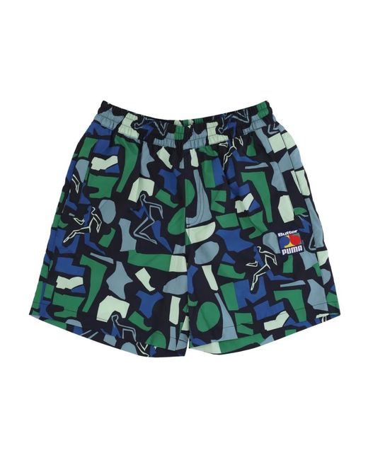 PUMA Blue Casual Shorts for men