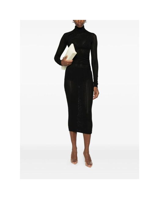 Amazuìn Midi Dresses in het Black