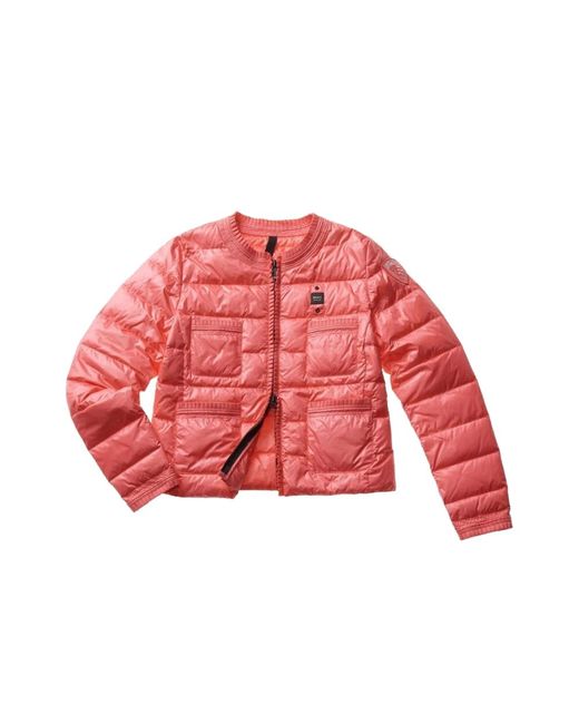 Abrigo rosa sintético Blauer de color Red