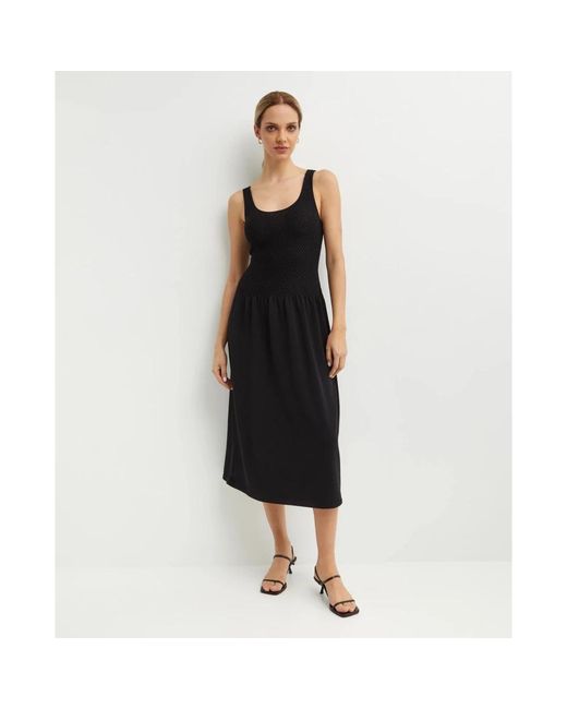 Theory Black Midi Dresses