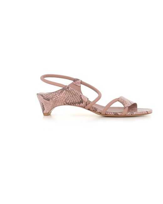 Roberto Del Carlo Pink High Heel Sandals