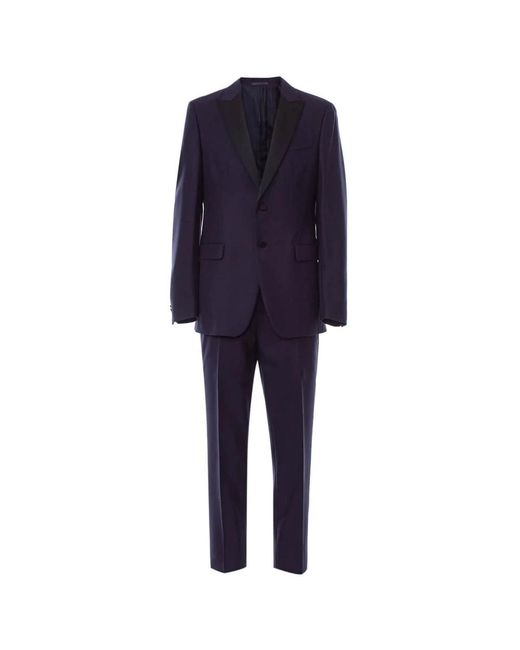 Valentino Garavani Blue Single Breasted Suits for men