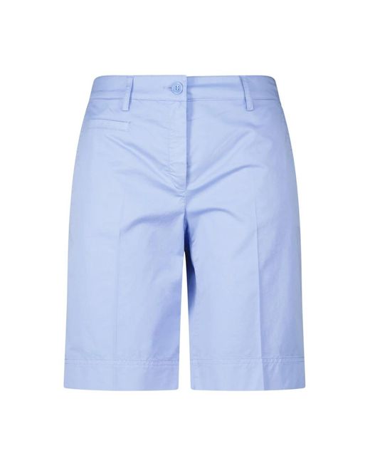 RAFFAELLO ROSSI Blue Baumwoll marilyn bermuda shorts