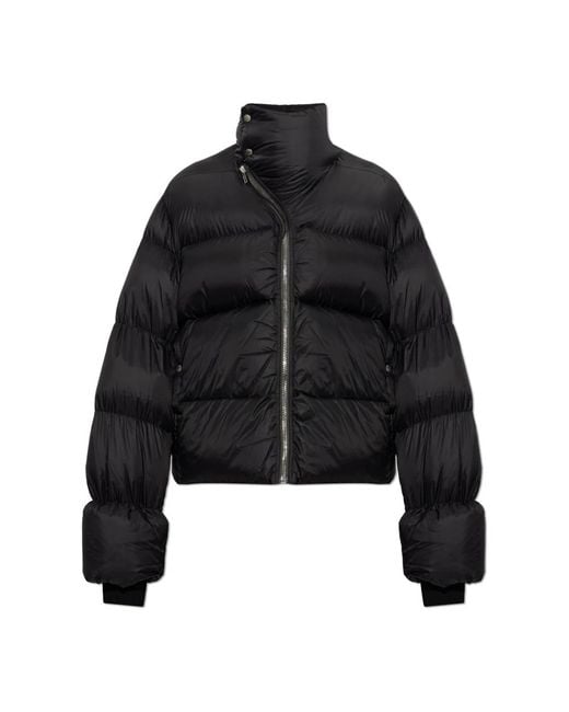 Rick Owens Turtle Quilted Jacket in het Black voor heren