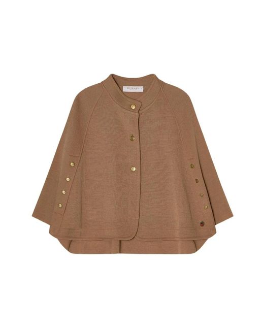 BUSNEL Clarissa Cape in het Brown