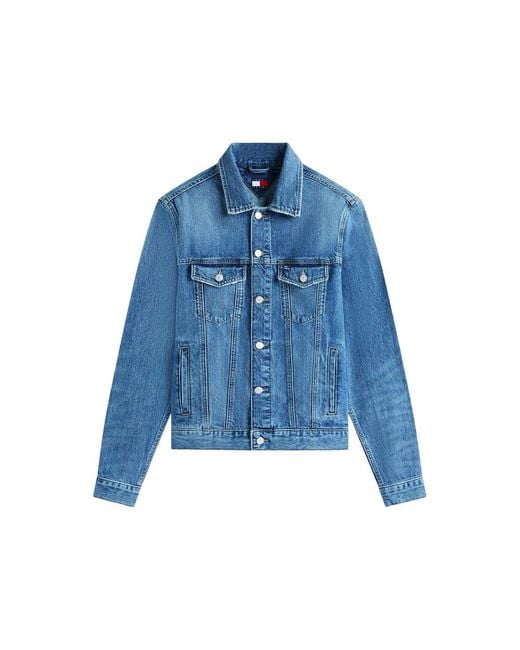 Tommy Hilfiger Blue Denim Jackets for men