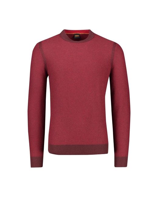 Boss Red Round-Neck Knitwear for men