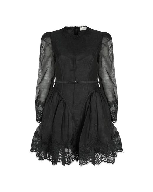Zimmermann Short Dresses in het Black