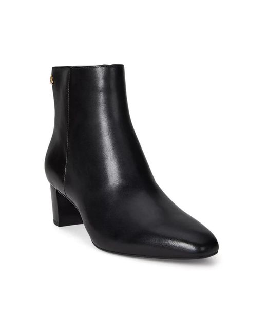 Ralph Lauren Black Heeled Boots