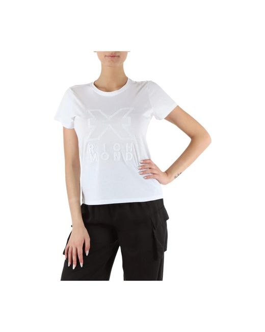 Tops > t-shirts RICHMOND en coloris White
