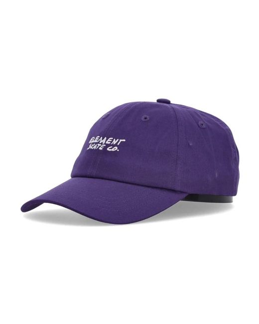 Caps Element de hombre de color Purple