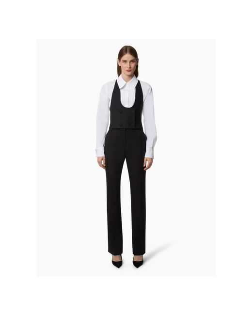 Nina Ricci Zwart Recht Wol in het Black
