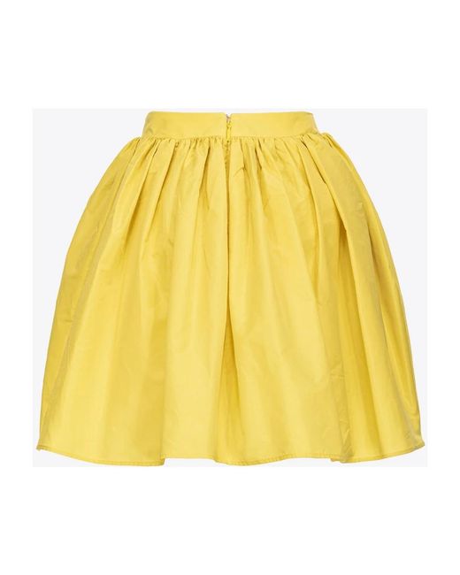 Pinko Yellow Short Skirts