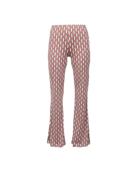 Maliparmi Red Wide Trousers