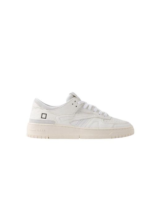 Date White Sneakers for men