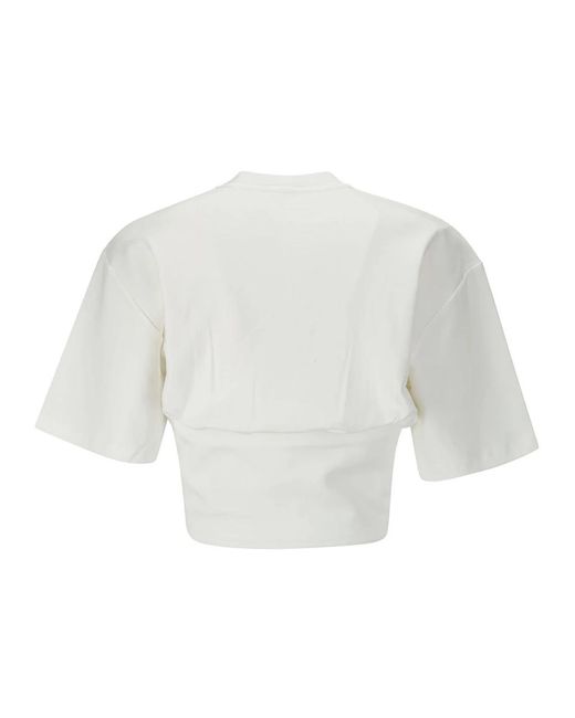 Mugler White T-Shirts