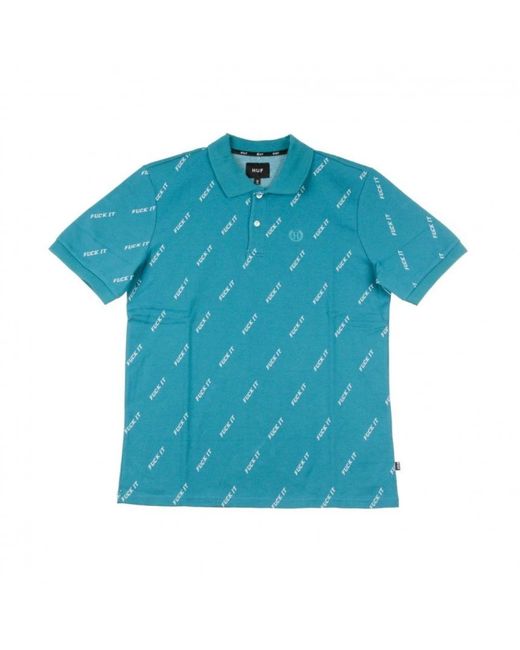 Huf Blue Polo Shirts for men