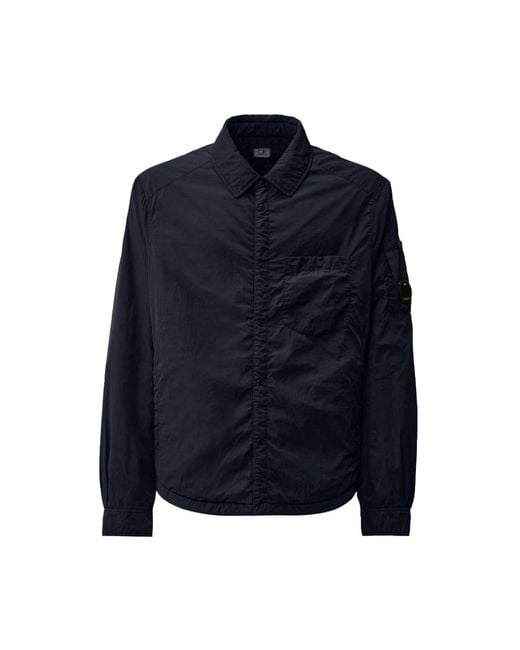 C P Company Blue Light Jackets for men