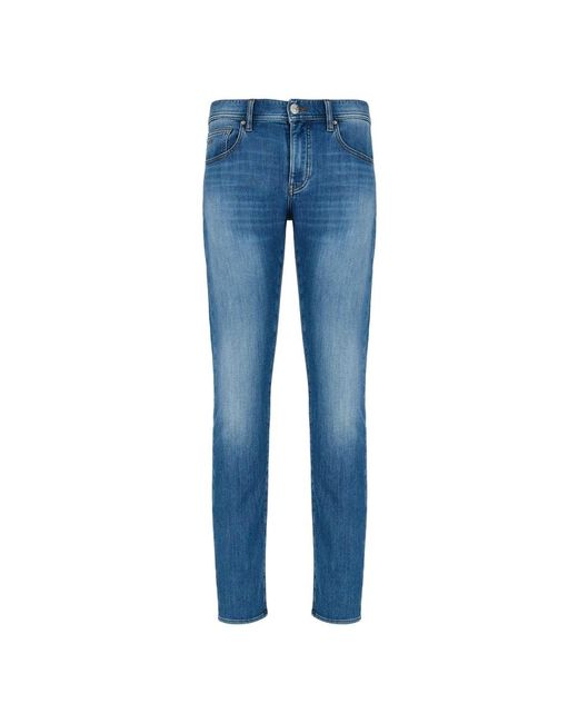 Slim indigo denim jeans per uomo di Armani Exchange in Blue da Uomo